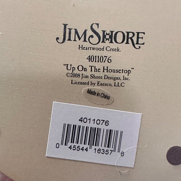 Jim Shore Santa Claus Figurine Up On The Housetop Handcrafted Christmas Decor - Picture 7 of 8